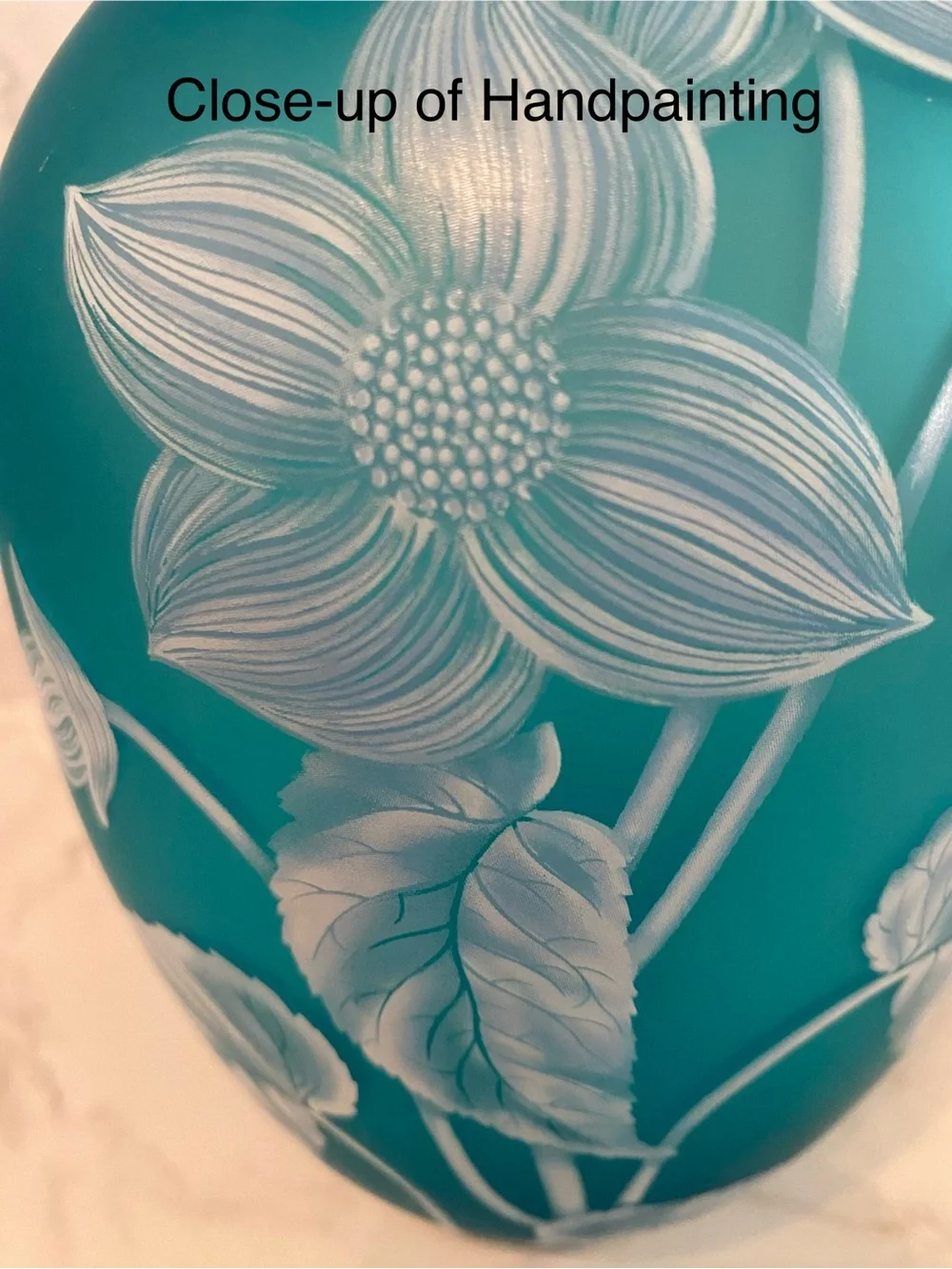 Vintage 1984 Fenton Gallery Originals Azure Blue Satin Glass Vase Cincinnati Art